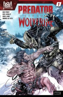 Wolverine vs. Predator #1 - okładka