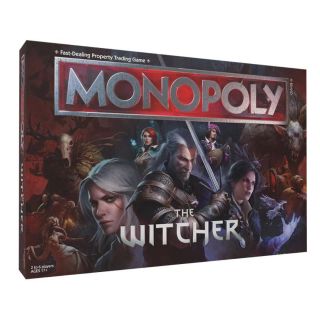 Zestaw Monopoly z serii Wiedźmin.
