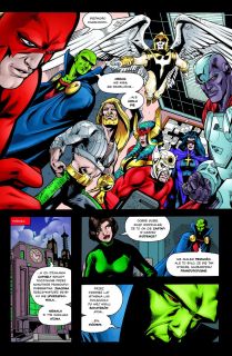 JLA: Wieża Babel - plansze