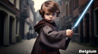 Państwa świata jako Jedi wg AI -
