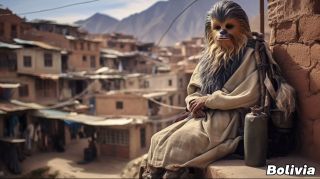 Państwa świata jako Jedi wg AI -