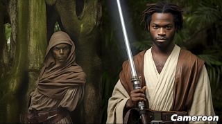 Państwa świata jako Jedi wg AI -