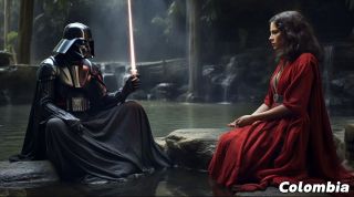 Państwa świata jako Jedi wg AI -