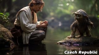 Państwa świata jako Jedi wg AI -