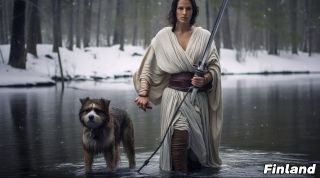 Państwa świata jako Jedi wg AI -