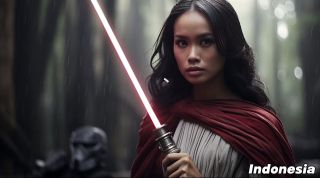 Państwa świata jako Jedi wg AI -