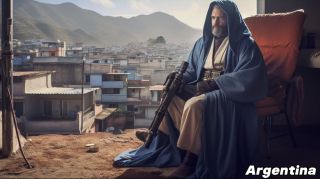 Państwa świata jako Jedi wg AI -