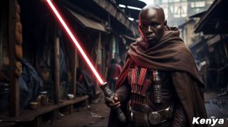 Państwa świata jako Jedi wg AI -