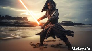 Państwa świata jako Jedi wg AI -