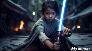 Państwa świata jako Jedi wg AI -