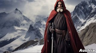 Państwa świata jako Jedi wg AI -