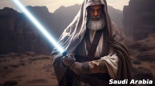 Państwa świata jako Jedi wg AI -