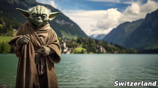 Państwa świata jako Jedi wg AI -