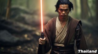 Państwa świata jako Jedi wg AI -