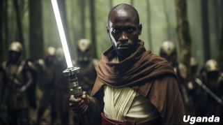 Państwa świata jako Jedi wg AI -
