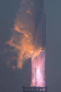 Starship - zdjęcia pokazujące 3. lot testowy rakiety SpaceX