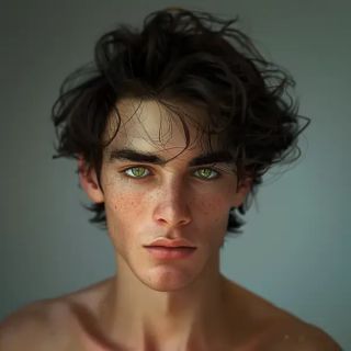 Paul Atryda - wygląd postaci wg opisu z książek (AI)