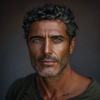 Leto Atryda I - wygląd postaci wg opisu z książek (AI)