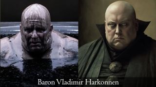 Dla porównania - oto inne prace porównujące wygląd postaci z filmów i książek wg AI: Baron Harkonnen