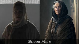 Shadout Mapes w filmie i wg opisu z książki (AI)