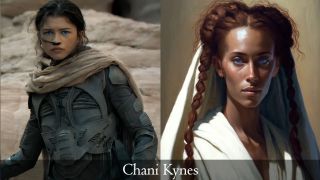 Chani w filmie i wg opisu z książki (AI)