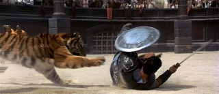 Maximus vs. tygrys (Gladiator - 2000)