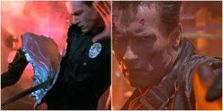 T-800 vs. T-1000 (Terminator 2: Dzień sądu - 1991)