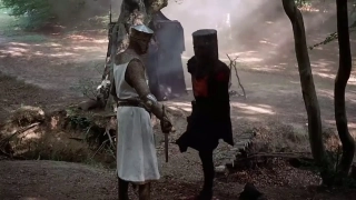 Król Artur vs. Czarny Rycerz (Monty Python i Święty Graal - 1975)