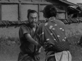 Kyuzo vs. przeciwnicy (Siedmiu samurajów - 1954)