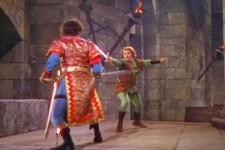 Errol Flynn vs. Basil Rathbone (Przygody Robin Hooda - 1938)