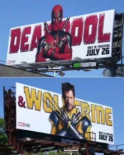 Deadpool & Wolverine - billboardy