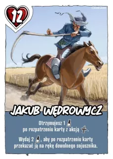 Jakub Wędrowycz. Upiorne wczasy - karta z gry