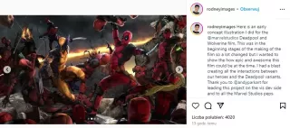 Deadpool & Wolverine - szkice koncepcyjne