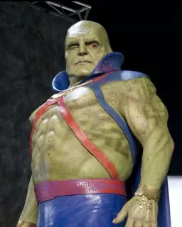 Hugh Keays-Byrne jako Marsjański Łowca - test ekranowy filmu Justice League Mortal