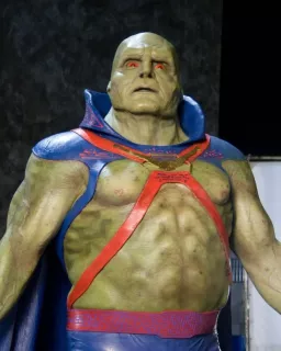 Hugh Keays-Byrne jako Marsjański Łowca - test ekranowy filmu Justice League Mortal