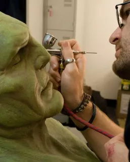 Hugh Keays-Byrne jako Marsjański Łowca - test ekranowy filmu Justice League Mortal