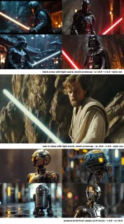 Wizerunki postaci Star Wars powstają nawet po wprowadzeniu monitów nieodwołujących się do franczyzy - pełna treść monitu znajduje się poniżej