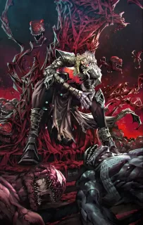 Knull jest również niezwykle wybuchowy i niejednokrotnie tracił nad sobą kontrolę.