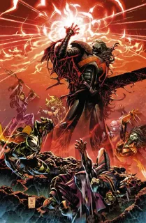 Knull jest jedną z najstarszych istot w całym uniwersum Marvela, starszą nawet niż obecnie istniejący wszechświat Domu Pomysłów. Według oficjalnej genezy złoczyńca – najprawdopodobniej samoistnie - zrodził się z Pustki przepełniającej rzeczywistość funkcjonującą między 6. i 7. wersją kosmosu (wszechświat Marvela jest cykliczny; aktualnie istnieje 8. jego inkarnacja, będąca bezpośrednią kontynuacją 7.).