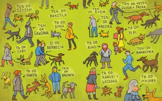 Psie sucharki idą na spacer - przykładowa strona