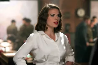 Hayley Atwell jako Peggy Carter - o jej udziale w filmie donosiły najbardziej prestiżowe portale