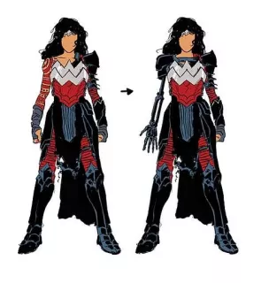 Absolute Wonder Woman - szkice koncepcyjne Zatanny, Hadesa i Persefony