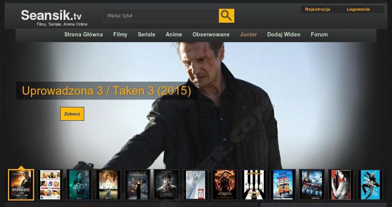 Seansik.tv i tnttorrent.info kolejne portale z nielegalnymi filmami i