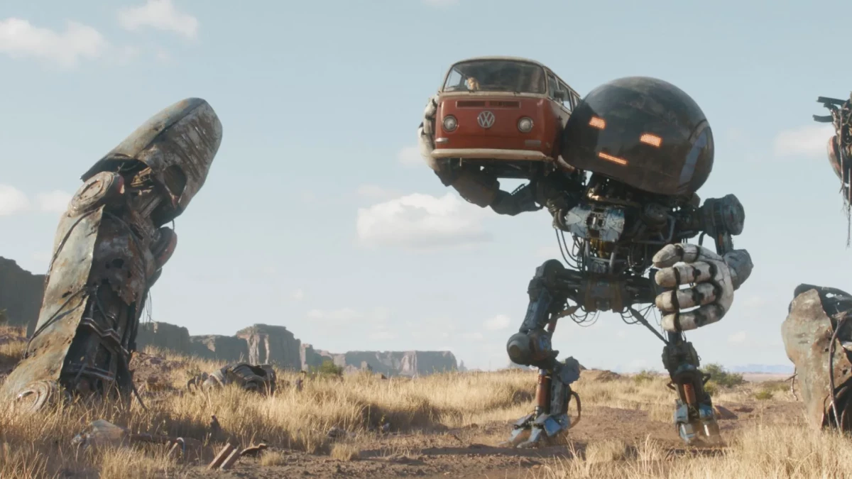 Zwiastun science fiction The Electric State. Reżyserzy Avengers Koniec