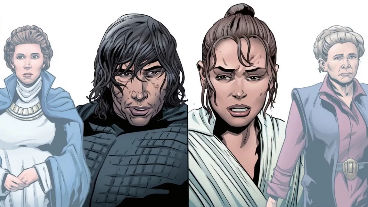 Nowy komiks Star Wars rozbudował TĘ scenę z ostatniego filmu. Księżniczka Leia ratuje swojego syna