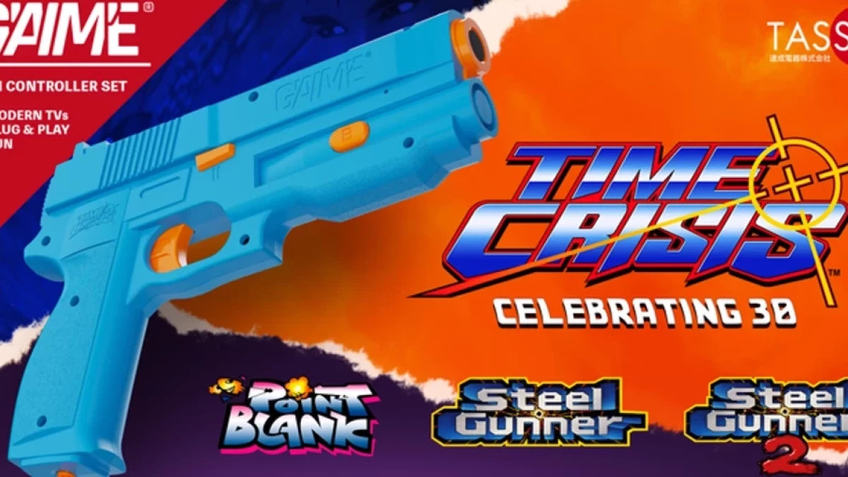 ACTION! – legenda salonów gier wraca na salony. Niesamowity zestaw Time Crisis na 30-lecie!