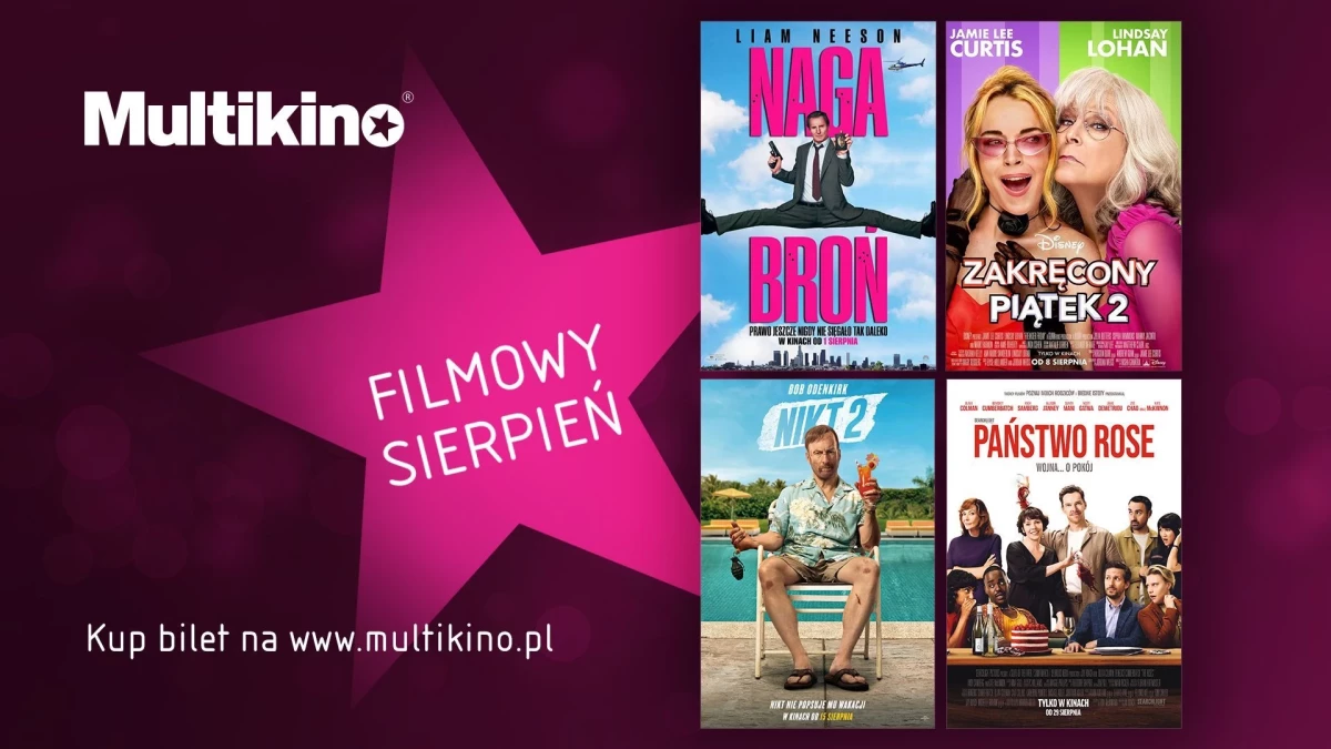 Multikino - premiery w sierpniu 2025. Naga broń, Nikt 2 i Ne Zha 2. W krainie potworów