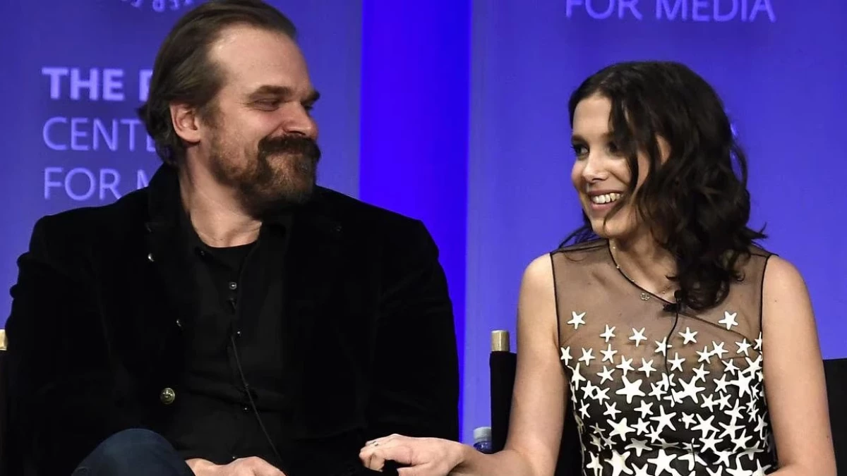 David Harbour nie "znęcał się" nad Millie Bobby Brown. Tylko spójrzcie na to wideo