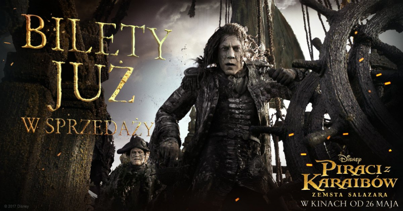 Ruszyła sprzedaż biletów na film Piraci z Karaibów: Zemsta Salazara