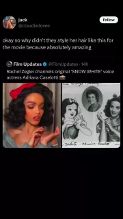 Jak Rachel Zegler mogłaby wyglądać jako Śnieżka